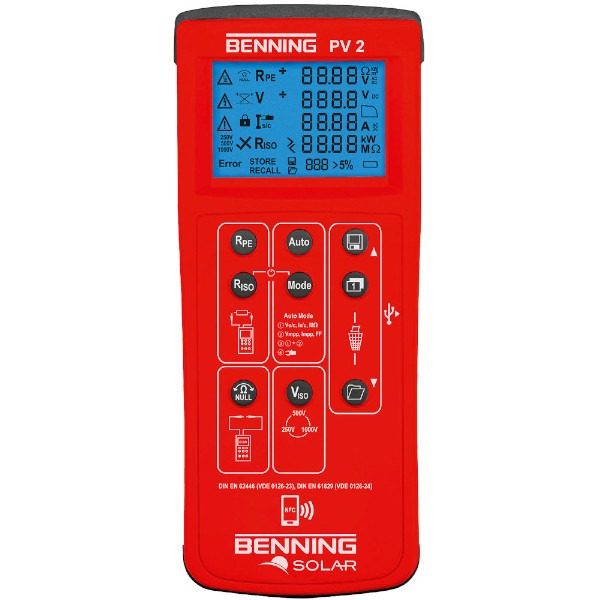 Benning PV2 installatiester
