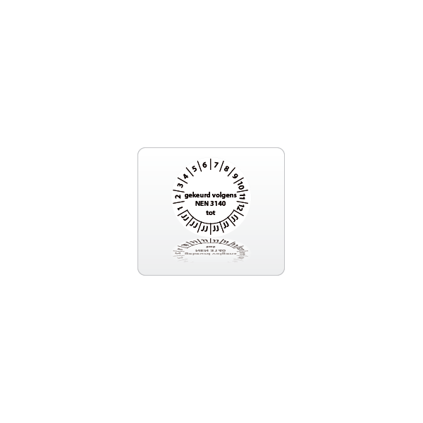 NEN 3140 Keuringstickers - 250 stuks