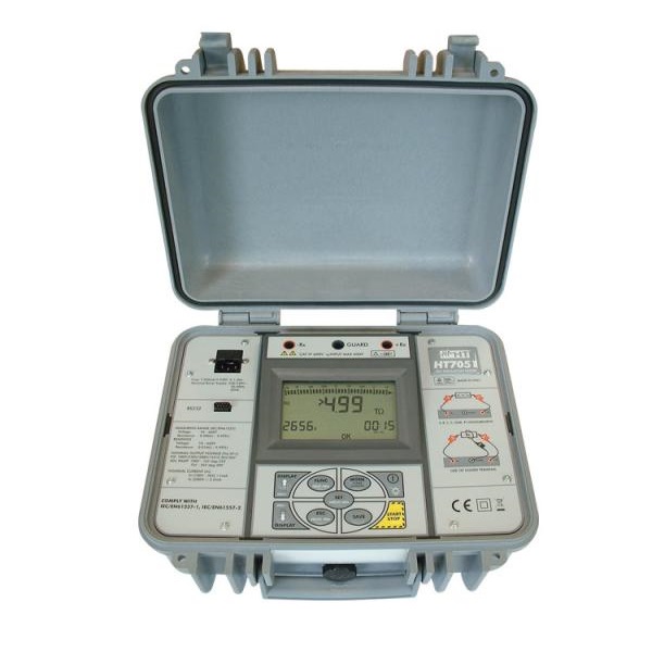 Elektro Lijn HT7051 Isolatieweerstandtester met 100 V tot 5 kV testspanning