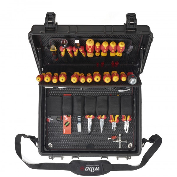 WIHA Gereedschapskoffer Electricien XL 9300-702, 81-delig