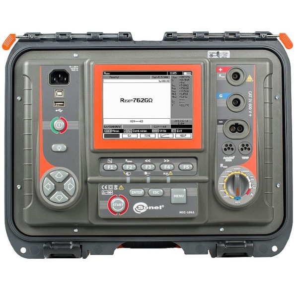 Sonel WMGBMIC10K1 MIC-10k1 Isolatietester 250, 500, 1000, 2.5k, 5k, 10k VDC