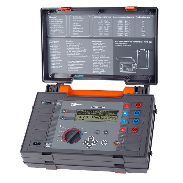 Sonel WMGBMMR620 MMR-620 Micro-ohmmeter, resolutie 1µOhm, inclusief USB Adaptor