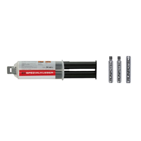 Runpotec RVS Reparatieset 11mm glasvezel trekveer