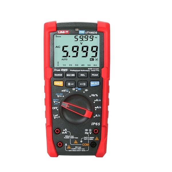 Uni-T UT195DS Digitale multimeter True RMS met draaiveld