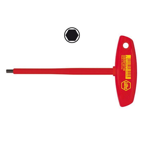 WIHA T-greep Inbussleutel Electric 1000V 334N 8,0x150