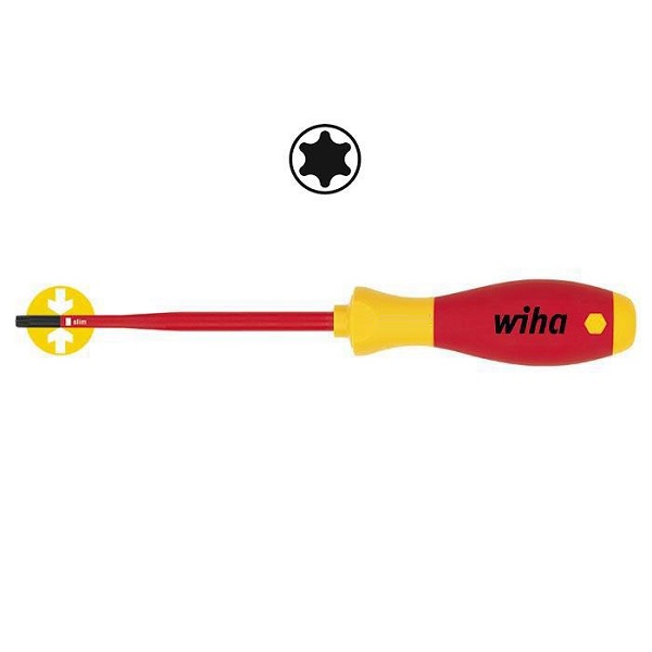 WIHA TORX Schroevendraaier SoftFinish Electric slimFix 1000V 3251 T27x125
