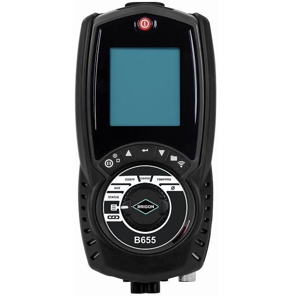 Brigon 655NL Link rookgasmeter incl. H2 gecompenseerde CO sensor tot 10.000ppm en draadloos koppelen met sensoren