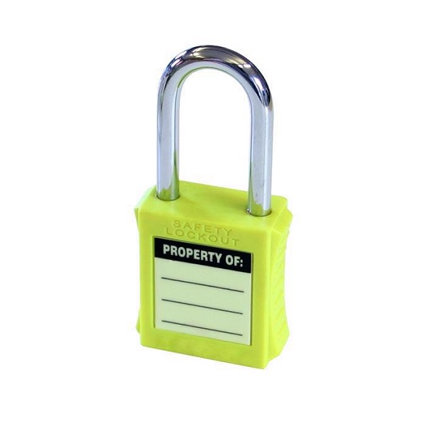 Spectrum Lockout Veiligheidsslot 40mm geel (6mm)