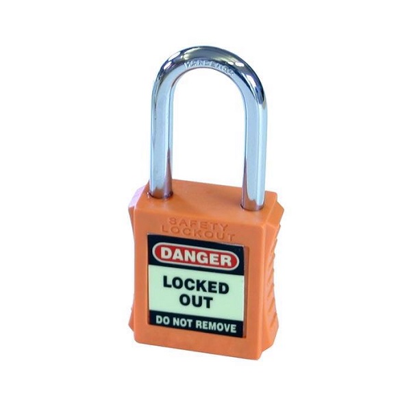 Spectrum Lockout Veiligheidsslot 40mm oranje (6mm)