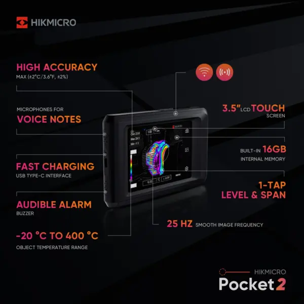 HIKMICRO Pocket2 Warmtebeeldcamera