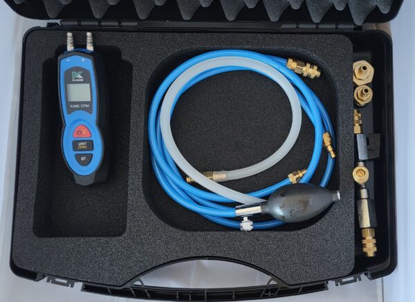 Brigon DPM drukmeter in koffer met afpersset