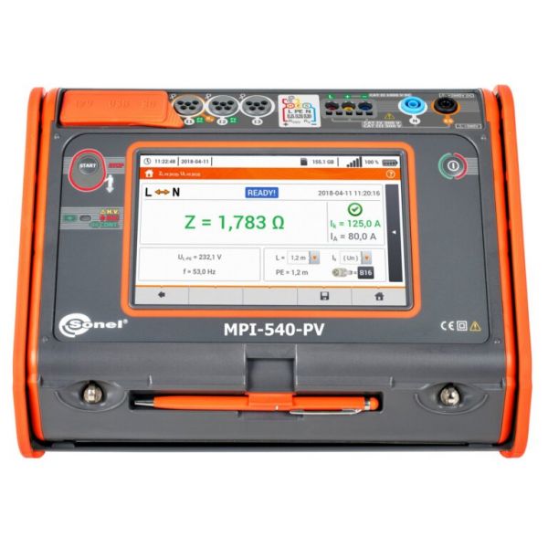 Sonel MPI-540 installatietester voor professionals met PV fu