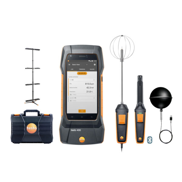 Testo 400 behaaglijkheidsset met statief testo 400 behaaglijkheidsset met statief